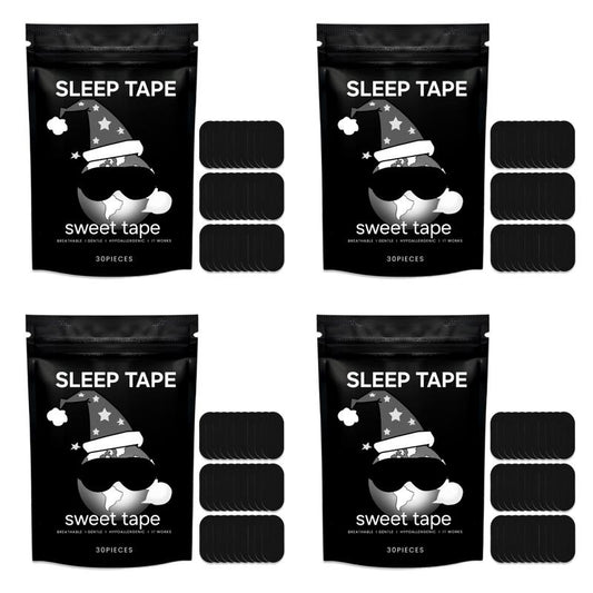 Mouth Tape- black, for improved breathing, sleep, jawline, &