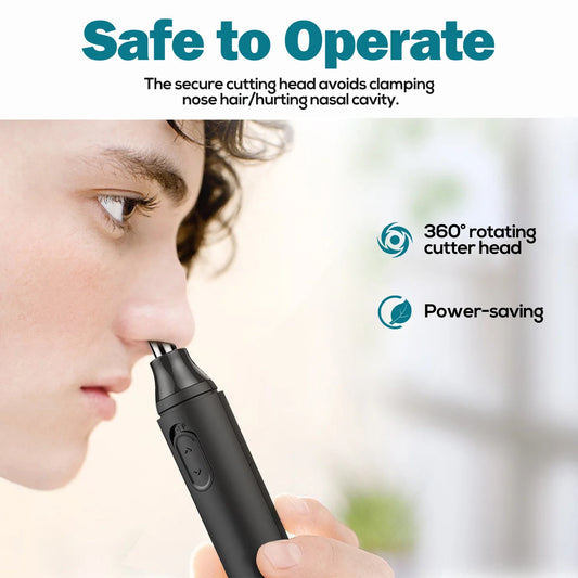 2 Pack Nose Hair Trimmer, For Nose, Ear, Eyebrow, & Facial Hair