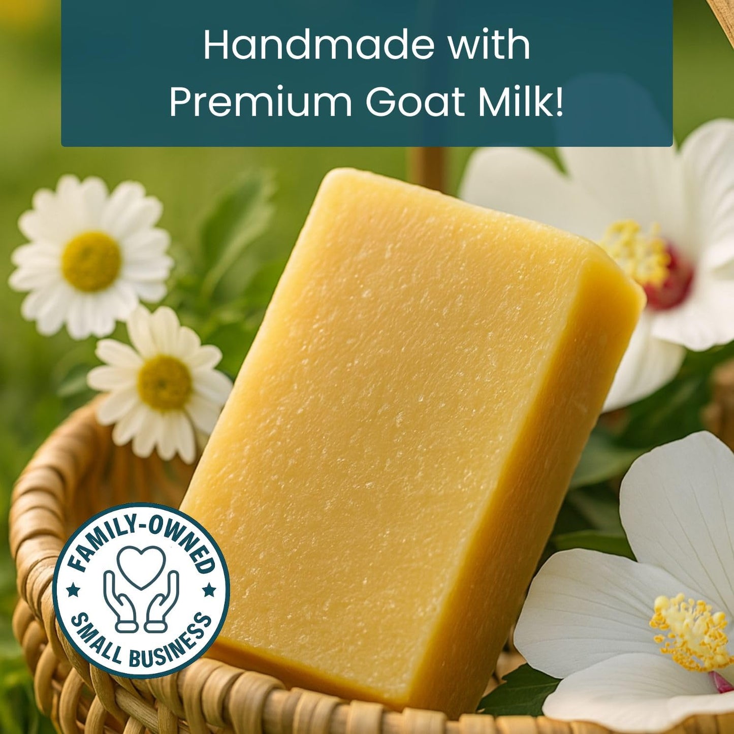 Honey Oatmeal Soap Bar - Goat Milk Soap for Men, all Natural