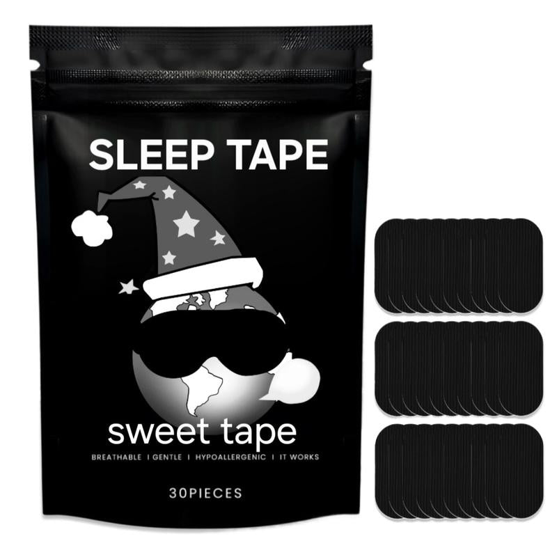 Mouth Tape- black, for improved breathing, sleep, jawline, &  