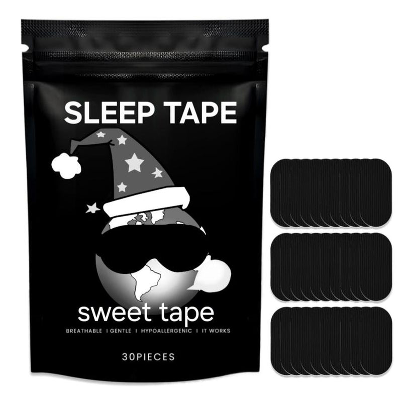 Mouth Tape- black, for improved breathing, sleep, jawline, &  