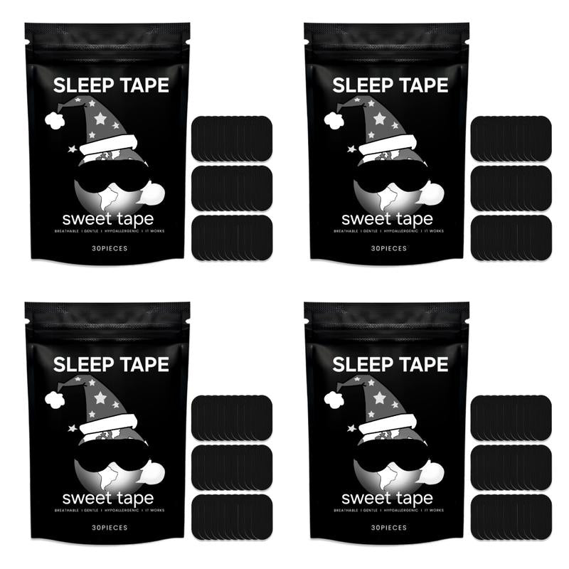Mouth Tape- black, for improved breathing, sleep, jawline, &  