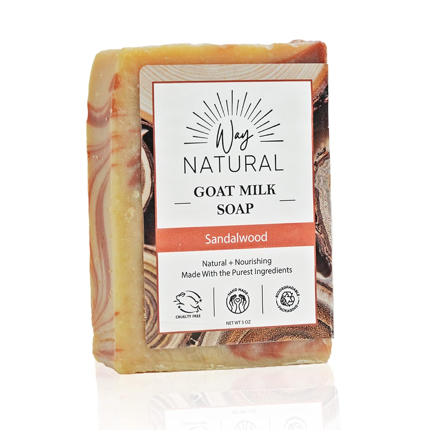 Sandalwood Soap Bar - Goat Milk Soap for Men, all Natural