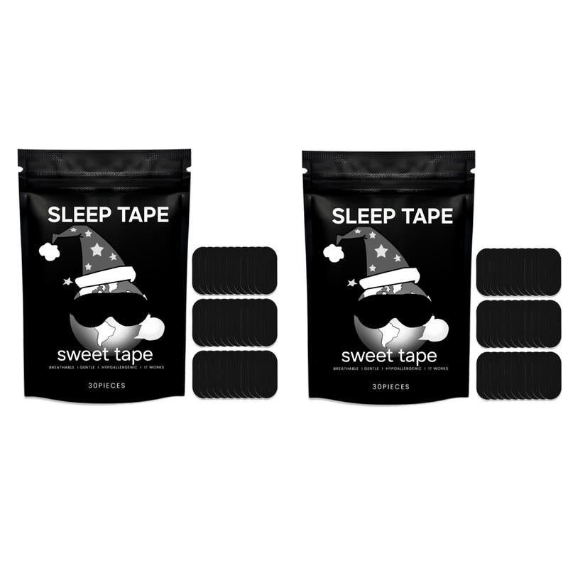 Mouth Tape- black, for improved breathing, sleep, jawline, &  